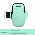 Waterproof Running Armband Phone Holder with Headphone Jack Sports Armband Pouch Axl Blue