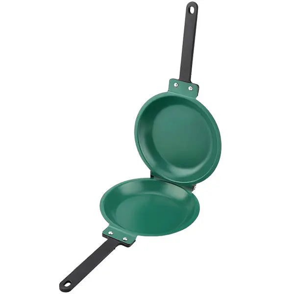 Double-Sided Flip Pancake Pan | Non-Stick Ceramic Frying Pan Flip Frying Pan Axl Green