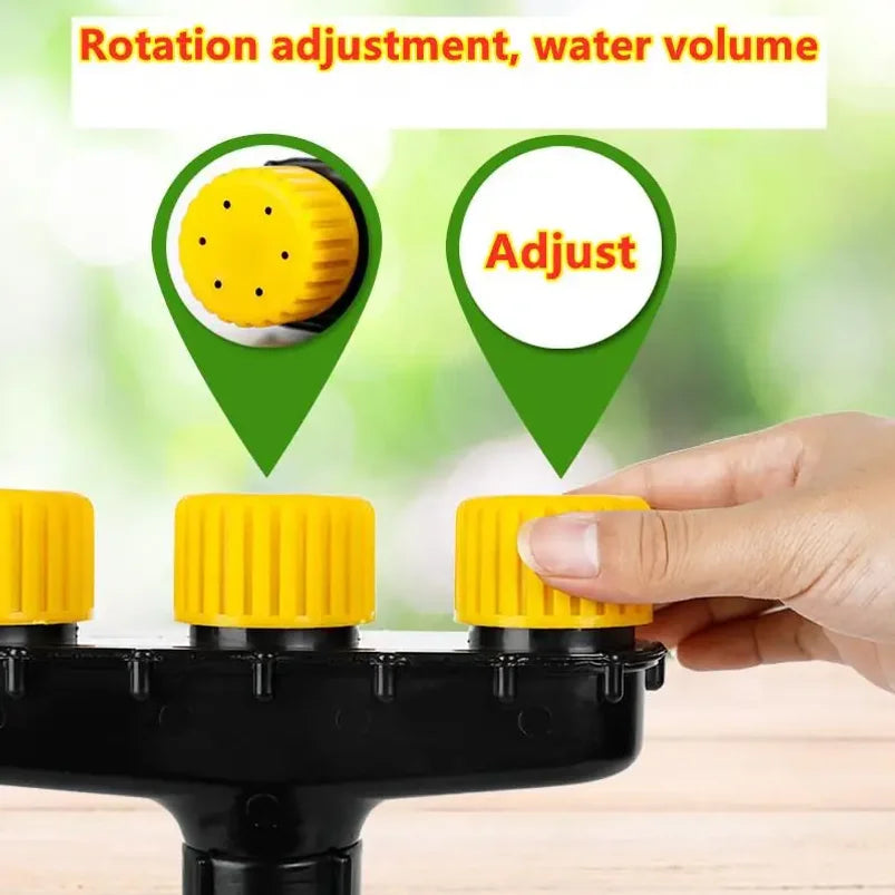 Adjustable Garden Sprinkler Nozzle – Multi-Head Irrigation Tool Garden Sprinkler Nozzle Axl
