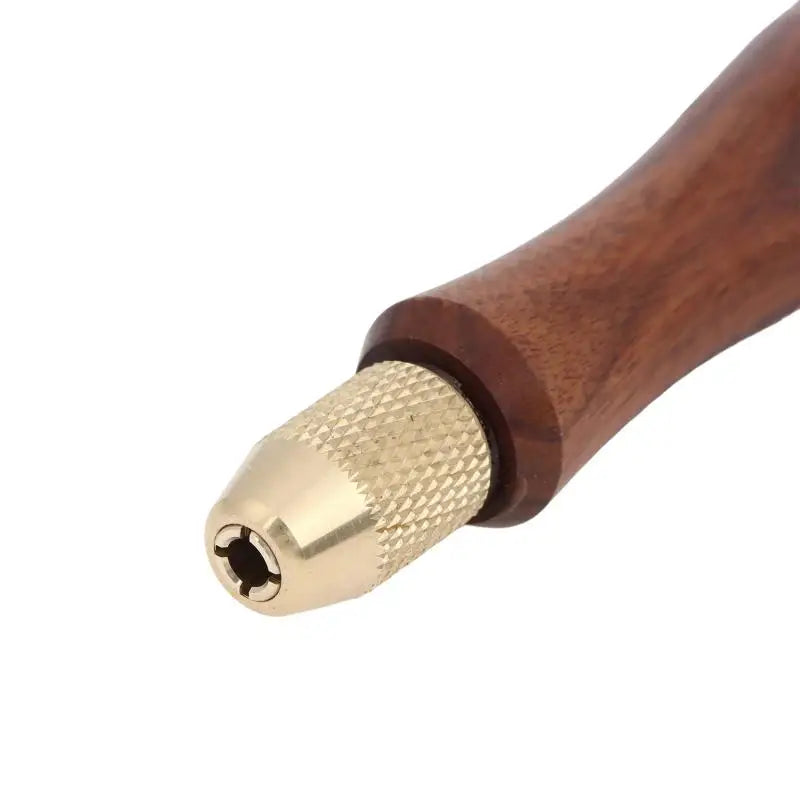 Wood File Handle with Brass Collet Chuck | DIY Hand Tool File Handle Axl