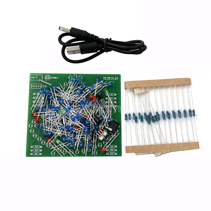DIY LED Wind Chime Soldering Kit – DC 3-5V Electronics Project Electronics Soldering Kit Axl