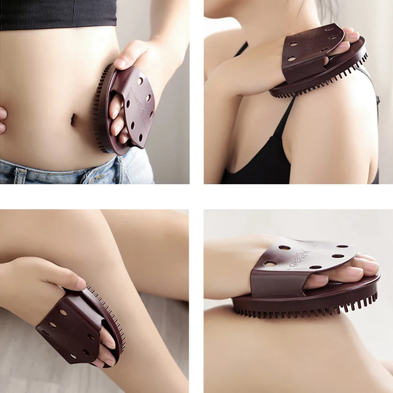 2-Piece Body Meridian Massage Brush Set – Home & Salon Body Massage Brush Axl