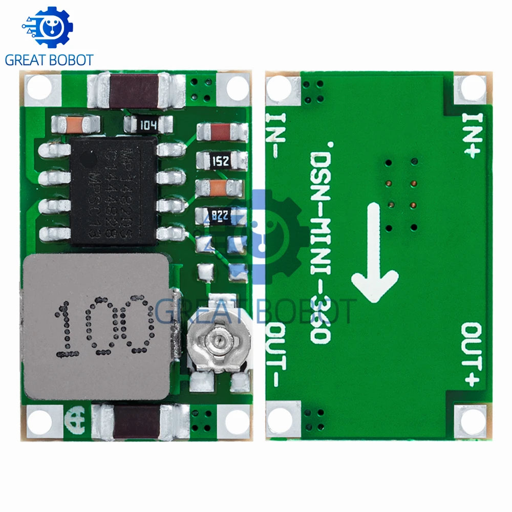 Mini360 DC-DC Buck Converter Step-Down Module 4.75–23V, 340KHz DC-DC Buck Converter Axl