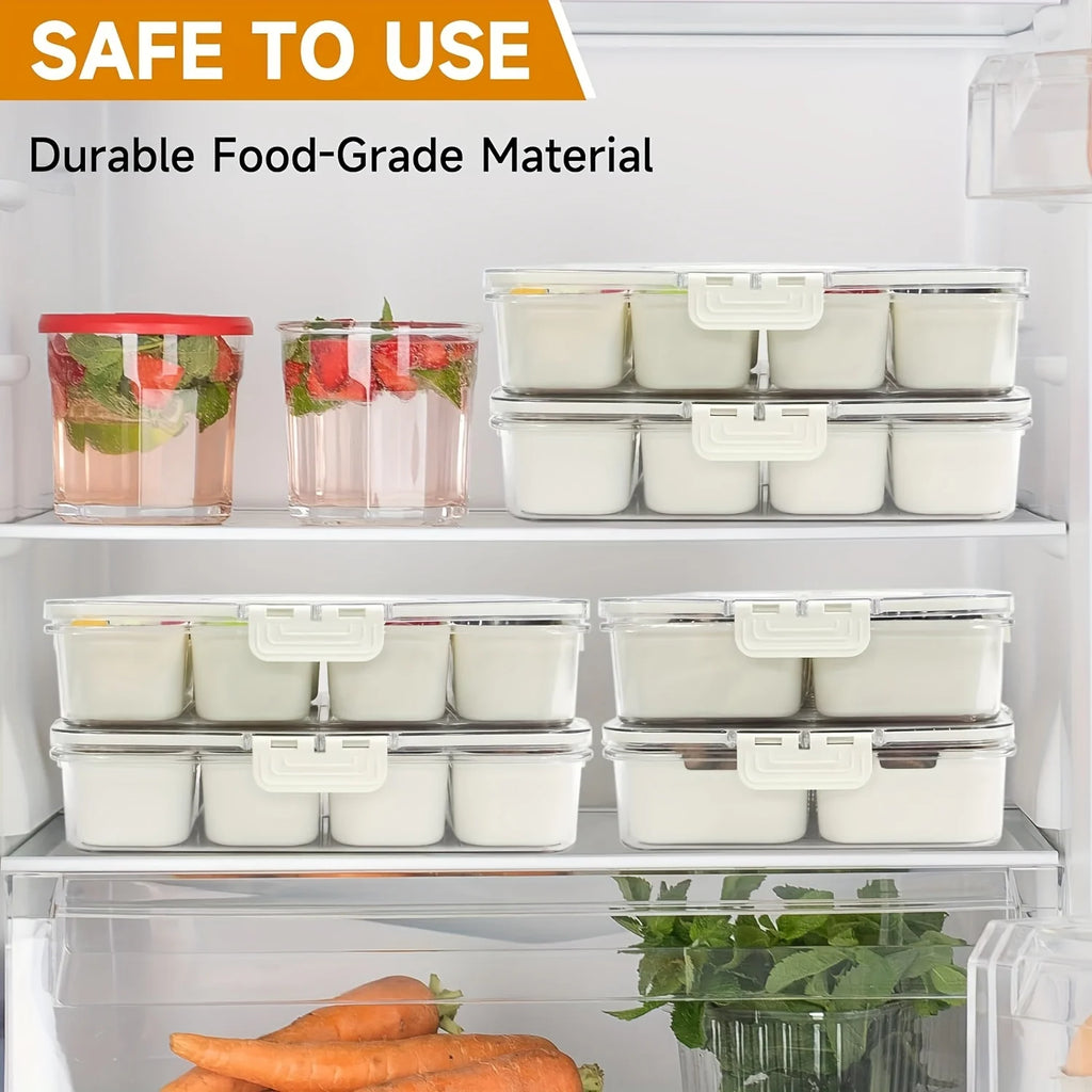 4/8 Grid Snack Box with Lid – Portable Charcuterie & Food Storage Food Storage Container Axl