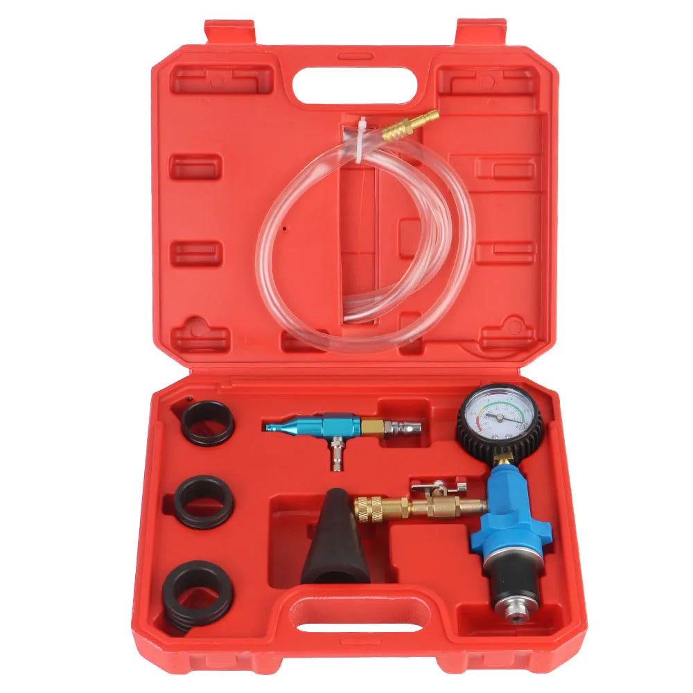Vacuum Coolant Refill Tool – Car Engine Cooling System Kit Coolant Refill Tool Axl RED