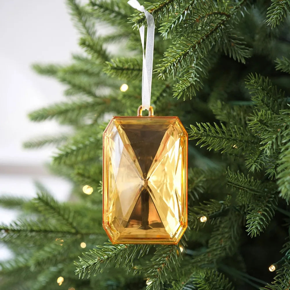 Multicolor Christmas Gemstone Drop Pendant | Xmas Tree Ornament Christmas Tree Ornament Axl Gold