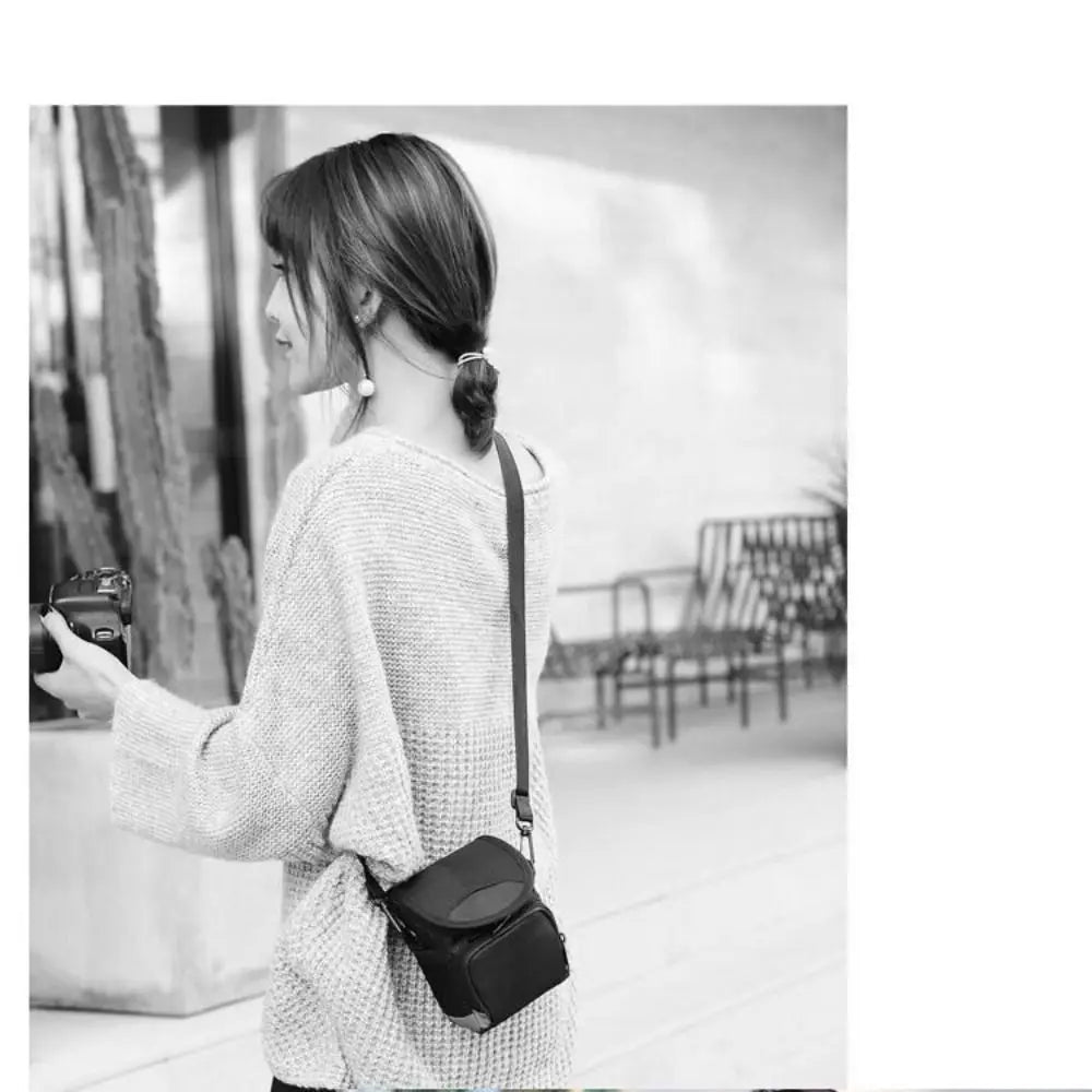 Waterproof Mini Nylon Camera Bag – DSLR & Mirrorless Shoulder Bag Camera Shoulder Bag Axl