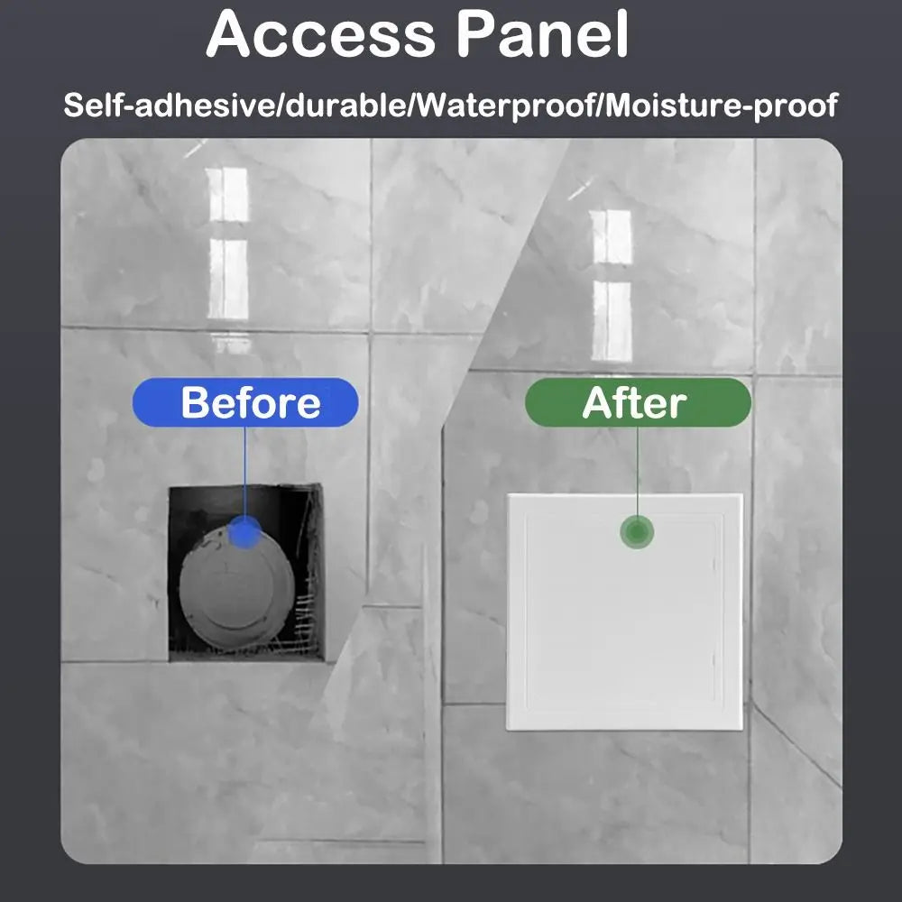 Self-Adhesive ABS Access Panel Hatch Cover – Wall & Ceiling Access Panel Hatch Axl