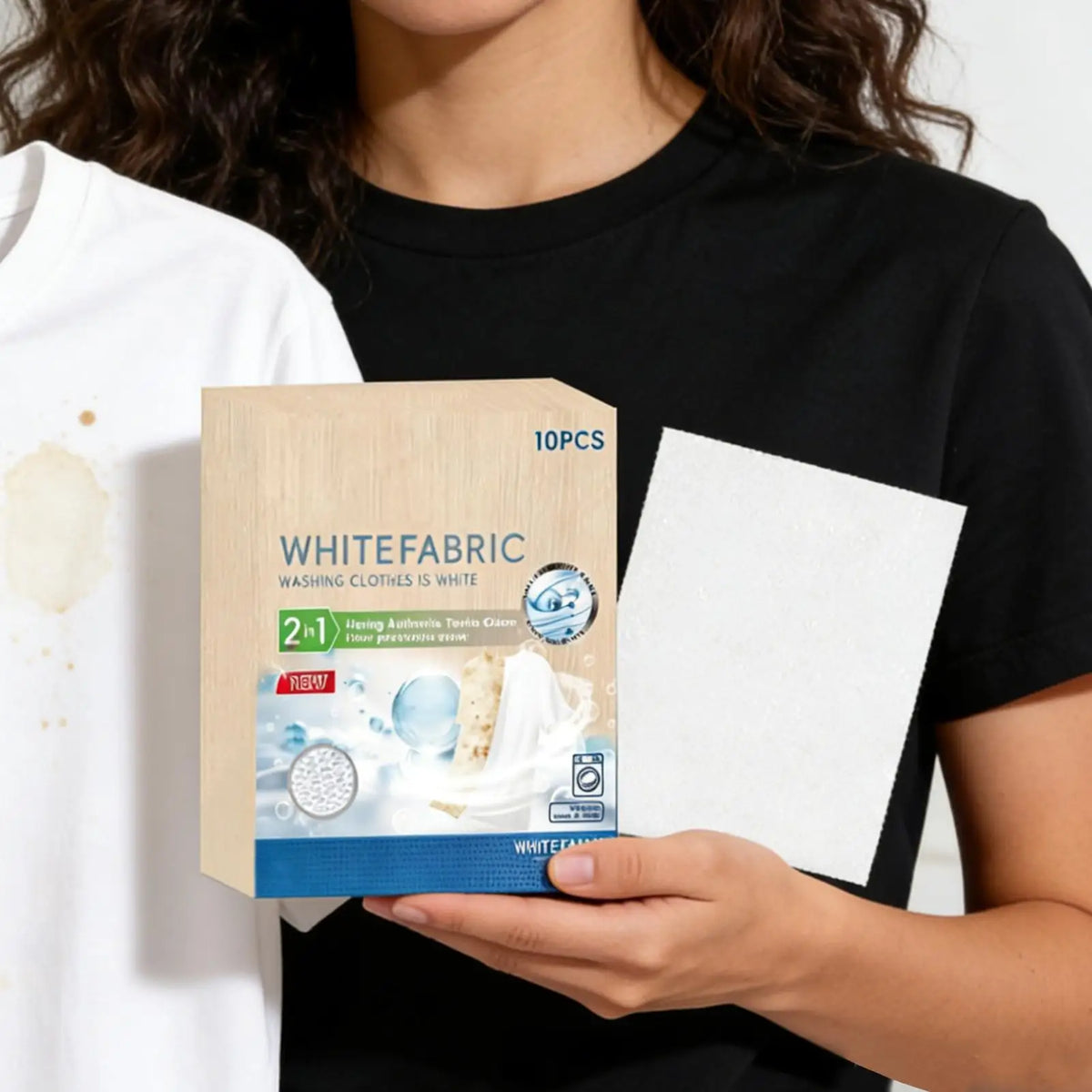 White Fabric Dye Sheets 10-Pack – Laundry Whitener for Clothes Fabric Dye Sheets Axl