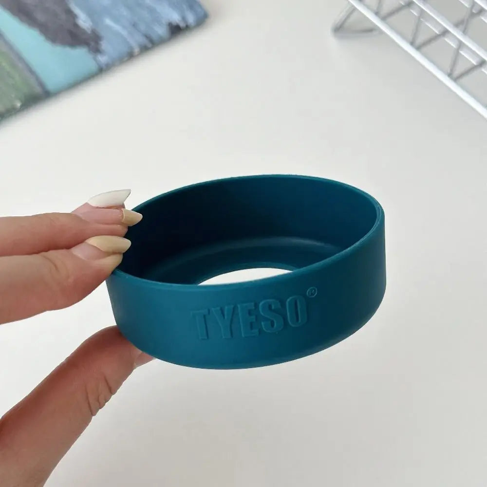 Silicone Anti-Slip Bottom Cover for Water Bottles 71–77mm Bottle Bottom Cover Axl blue