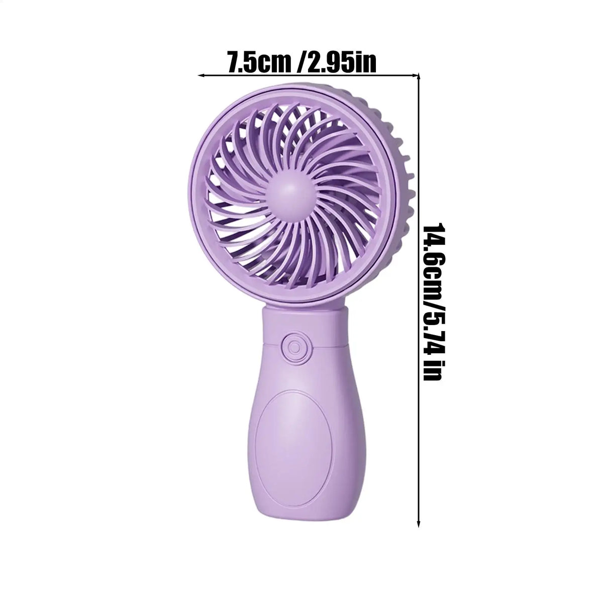 Mini Handheld Fan – USB Rechargeable Pocket Fan for Travel Handheld Fan Axl