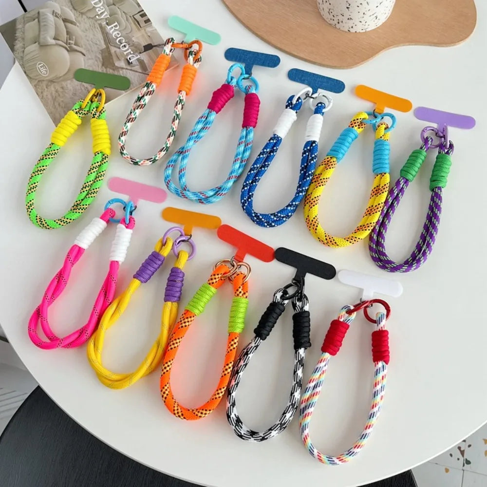 Candy Color Phone Wrist Strap – Anti-Lost Nylon Hand Lanyard Phone Wrist Strap Axl