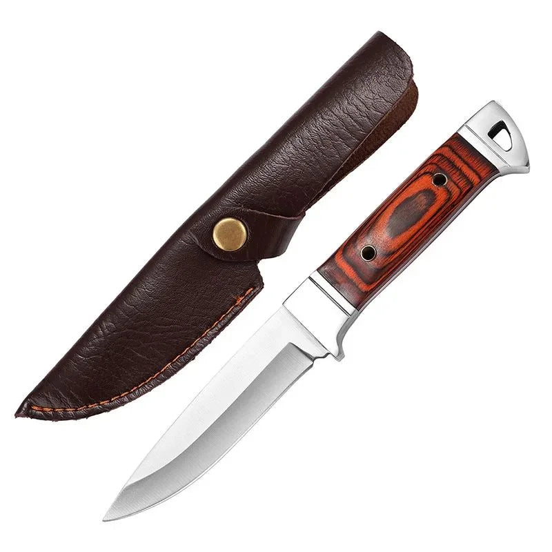 Stainless Steel Boning & Utility Kitchen Knife – Wood Handle Kitchen Knife Axl 1pcs
