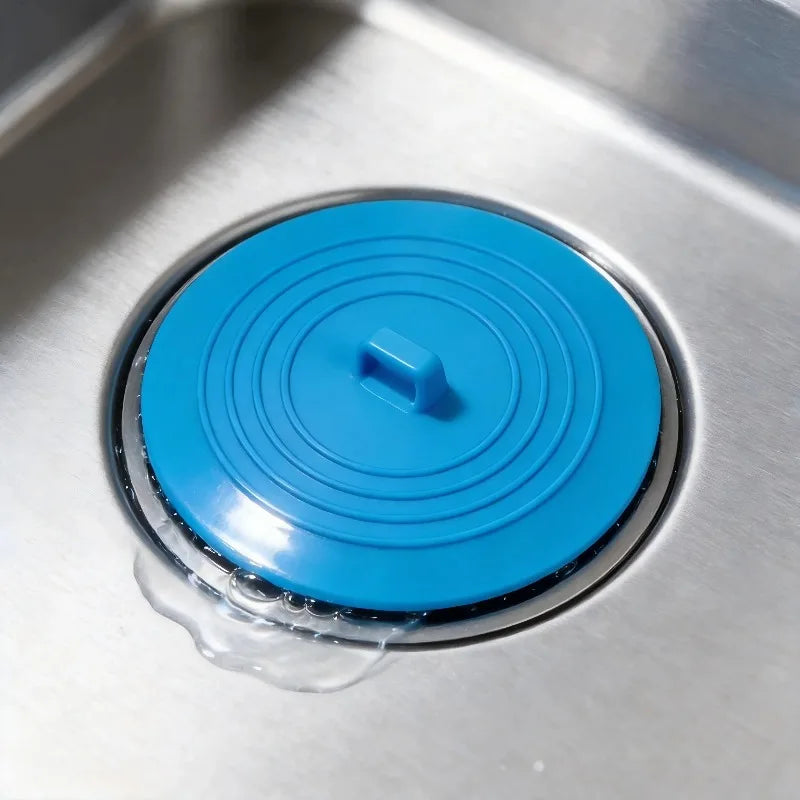 15cm Silicone Drain Stopper & Hair Filter Plug – Sink & Tub Drain Stopper Axl