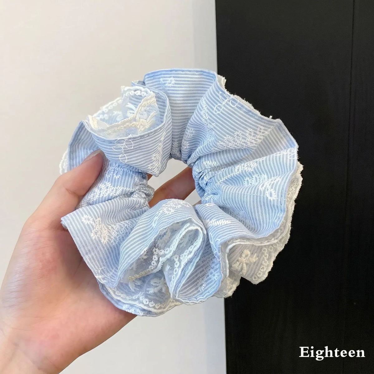 Leopard Print Hair Scrunchie – Large Elastic Retro Hair Tie Hair Scrunchie Axl B-1PCS