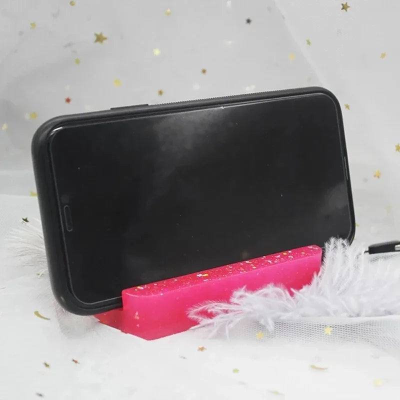Epoxy Resin Phone Holder Silicone Mold – DIY Casting Craft Resin Casting Mold Axl
