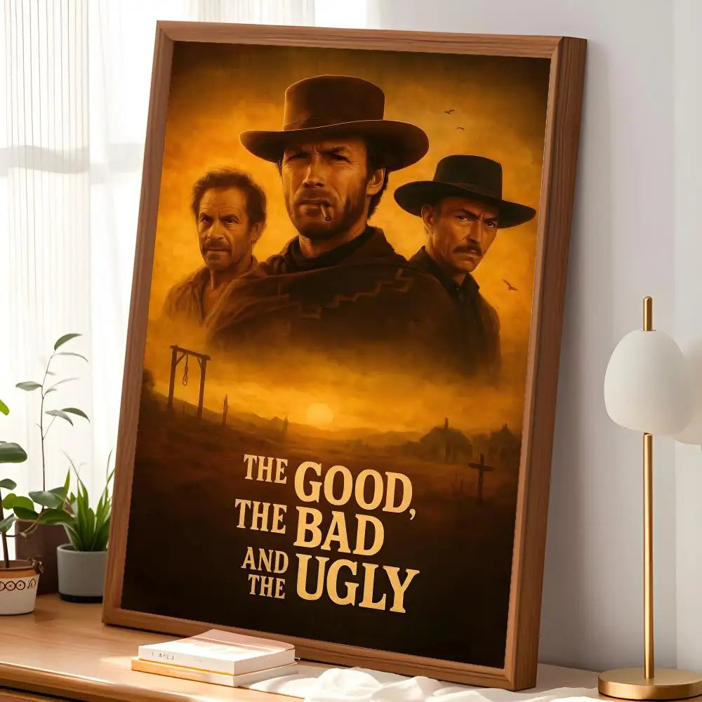 The Good The Bad & The Ugly HD PVC Self-Stick Wall Poster Wall Art Poster Axl
