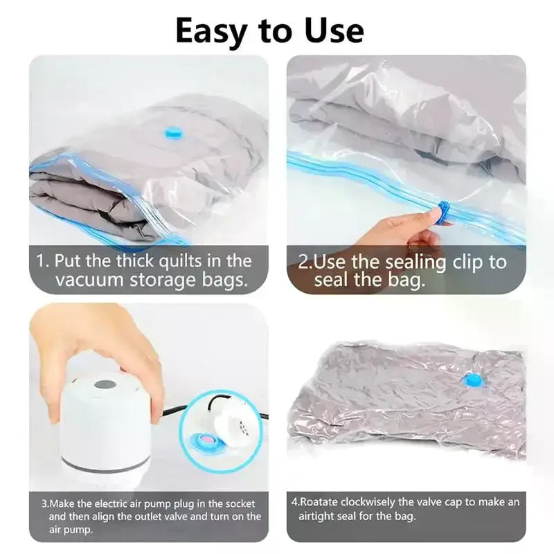 Vacuum Storage Bag Air Pump 110V/120V | Travel & Home Organizer Vacuum Storage Pump Axl