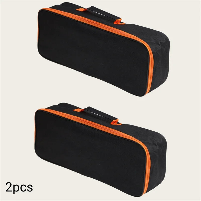 2-Pack Oxford Tool Tote Bags with Handle & Zipper | Multi-Use Tool Storage Bag Axl