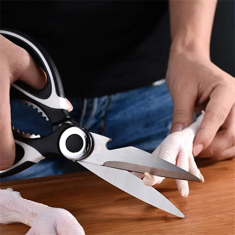 SHENJIU Kitchen Scissors – Stainless Steel Heavy Duty Shears Kitchen Scissors Axl