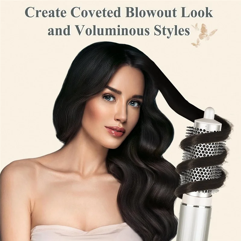 Round Brush Attachment for Shark FlexStyle | Hair Volumizer Hair Styling Attachment Axl