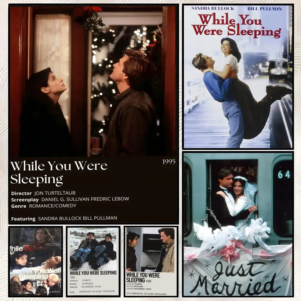 While You Were Sleeping Movie Poster – Self-Stick HD PVC Wall Art Movie Wall Poster Axl