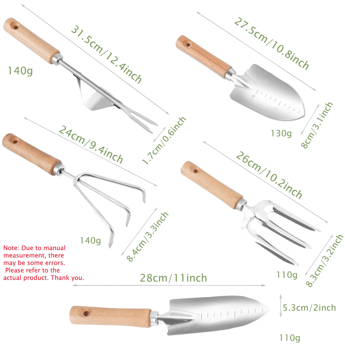 Garden Shovel Set – Bonsai Planting & Weeding Digging Tools Garden Shovel Set Axl