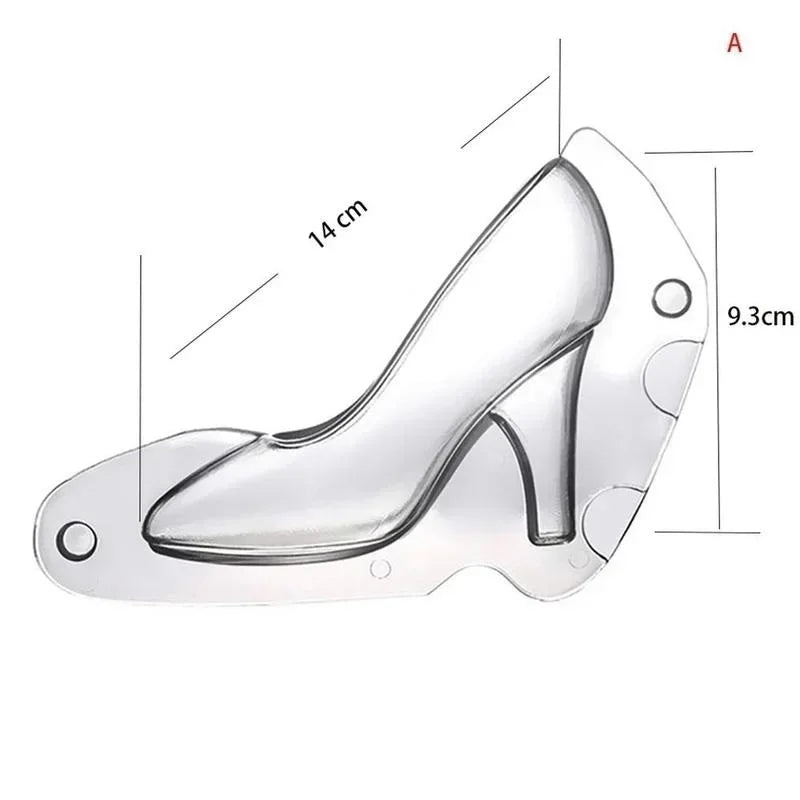 High Heel Shoe Silicone Mold – Chocolate, Candy & Cake Decor Silicone Baking Mold Axl M