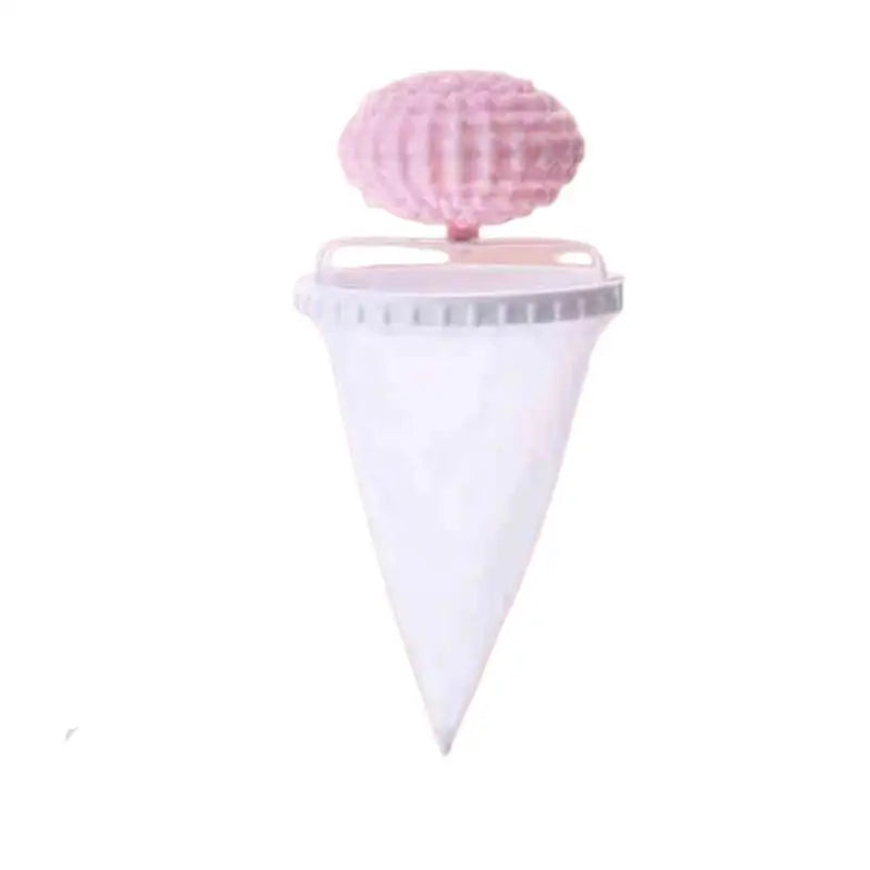 Reusable Washing Machine Lint Catcher & Hair Filter Balls Laundry Lint Filter Axl 1Pc Pink