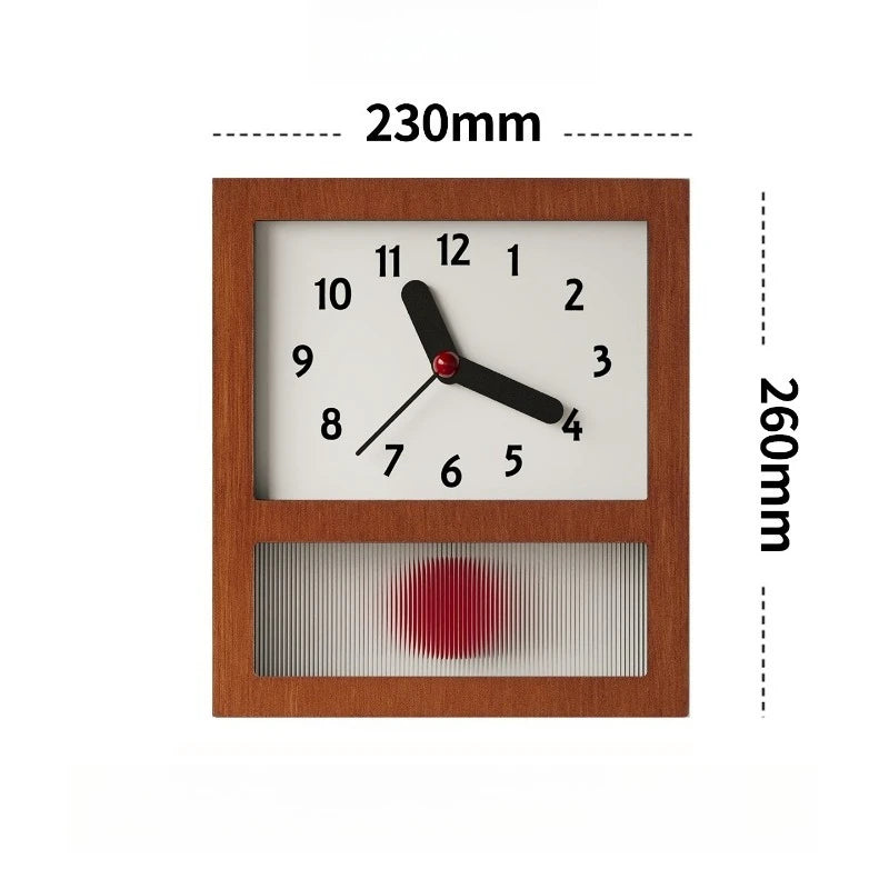 Wooden Swing Desk Clock | Modern Nordic Décor | Oeny Decorative Desk Clock Axl Table Clock