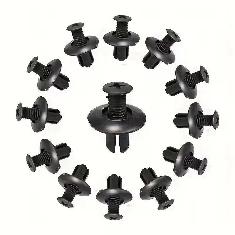 50-Pc Automotive Fastener Clip Set – Car Body Trim Rivets Automotive Fastener Clips Axl