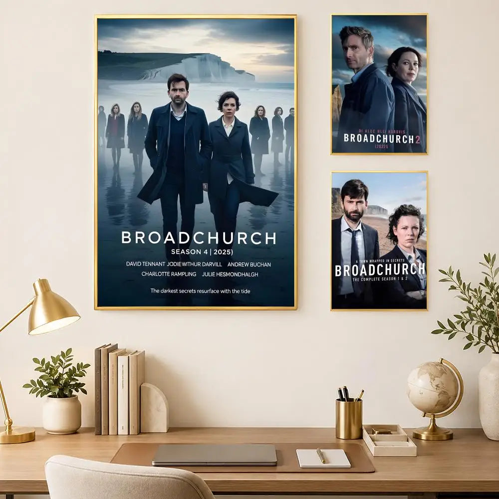 Broadchurch HD Self-Stick PVC Wall Art Poster | TV Show Decor Wall Art Poster Axl