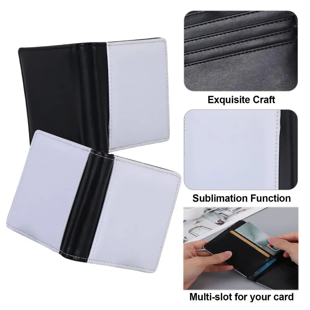 PU Leather Sublimation Blank Wallet – DIY Card Holder Gift Sublimation Blank Wallet Axl