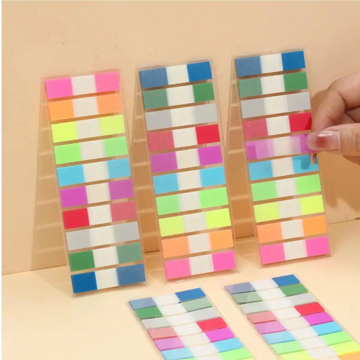 Sticky Index Tabs – 400 Colored Page Marker Labels for Notes Sticky Index Tabs Axl