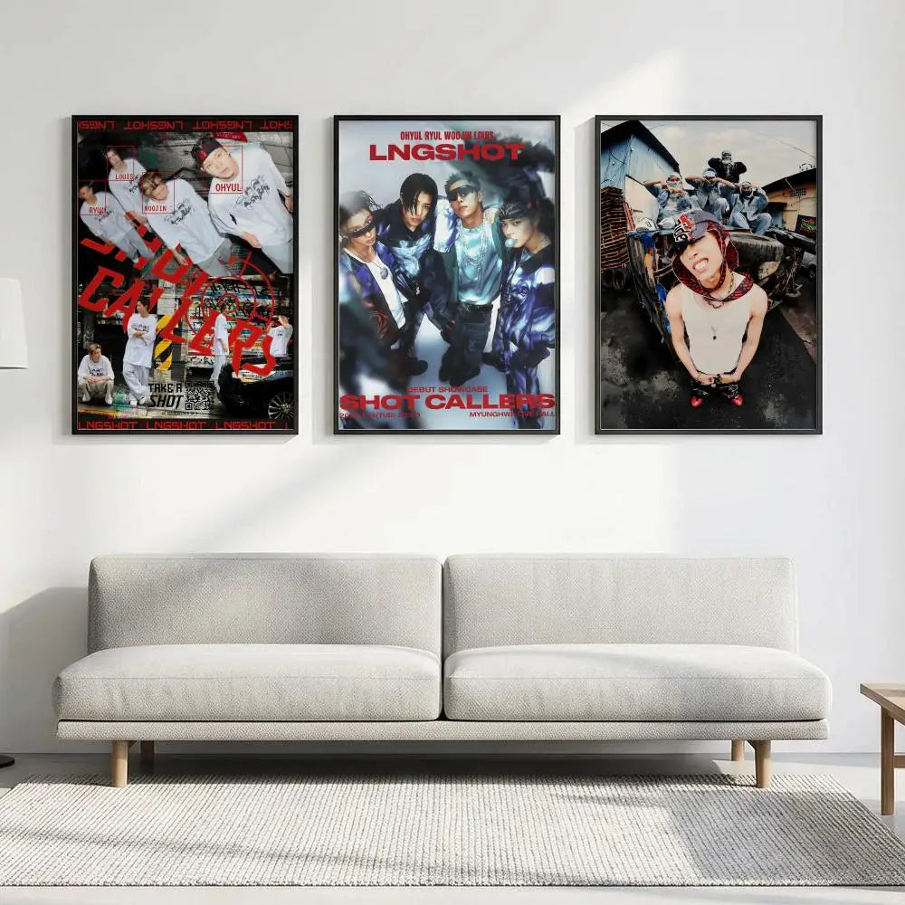 Kpop Boy Group HD Aesthetic Wall Poster – Waterproof Art Decor Wall Art Poster Axl