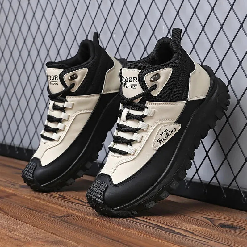 Men's Waterproof Retro Ankle Boots – Slip-Resistant Outdoor Work Men's Ankle Boots Axl