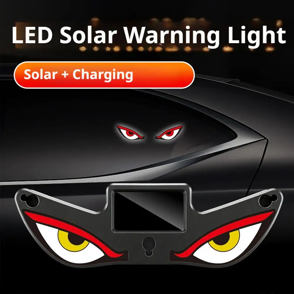 Solar LED Devil Eyes Car Atmosphere Light | Type-C Charging Car Atmosphere Light Axl