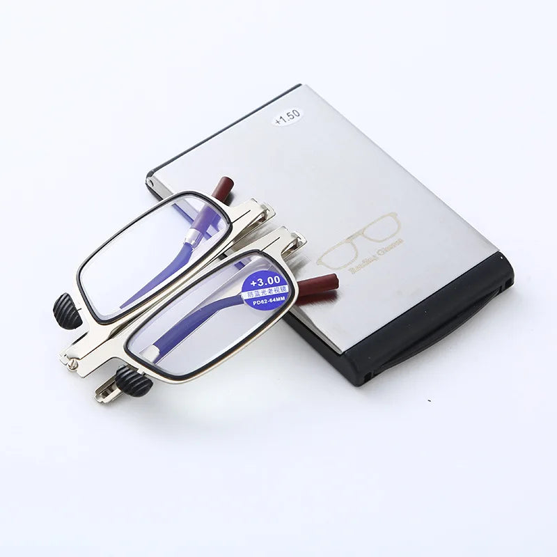 Folding Anti Blue Light Bifocal Reading Glasses – HD Portable Bifocal Reading Glasses Axl
