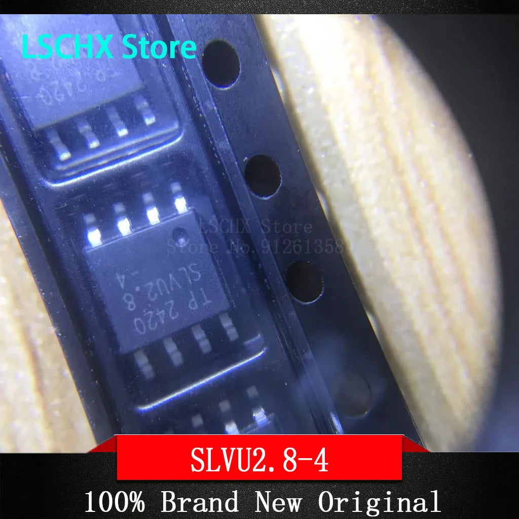 50PCS SLVU2.8-4 SO-8 ESD & Surge Protection IC Array ESD Protection IC Axl