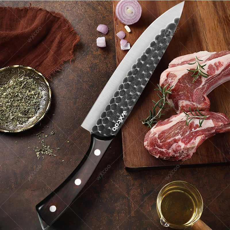 WXCOO Forged Stainless Steel Boning & Cleaver Kitchen Knife Kitchen Knife Axl