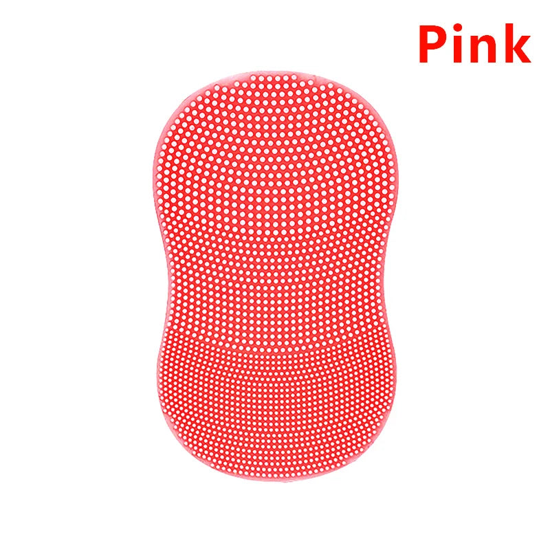 Silicone Face Cleansing Brush – Soft Facial Scrubber & Exfoliator Facial Cleansing Brush Axl Pink