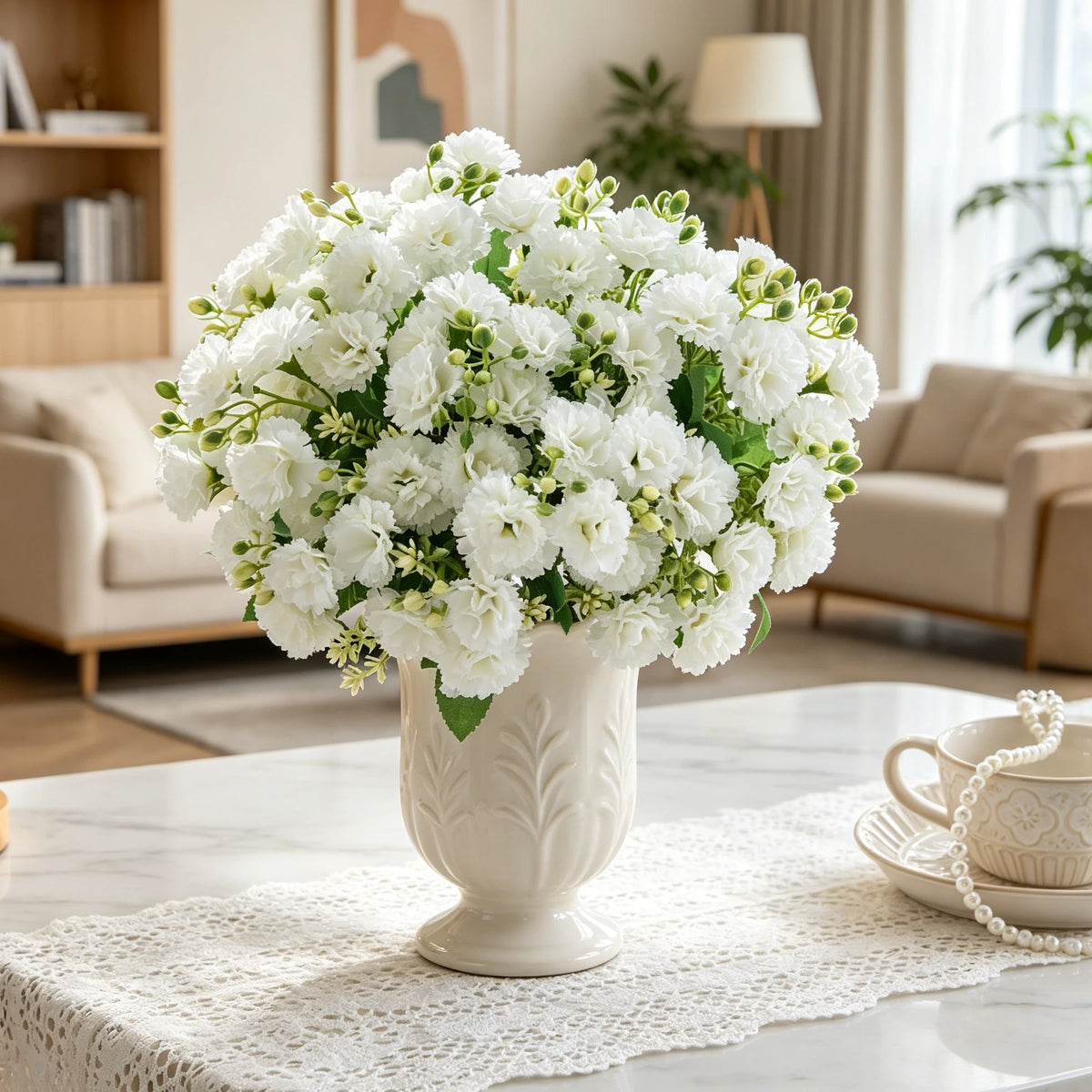 Silk Carnation Artificial Flowers – Wedding & Home Décor Artificial Silk Flowers Axl