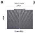 Silicone Dish Drying Mat – Non-Slip Heat-Resistant Kitchen Pad Silicone Drying Mat Axl B3 M