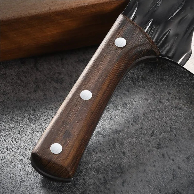 Forged Full Tang High-Carbon Steel Butcher Boning Knife 8" Forged Kitchen Knife Axl