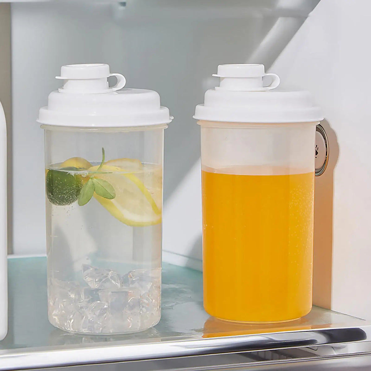 Leakproof Wide Mouth Water Bottle – BPA-Free Clear Fruit Tea Water Bottle Axl