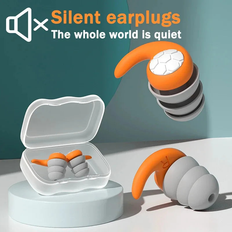 Silicone Noise Reducing Earplugs – Sleep, Swim & Work Silicone Earplugs Axl