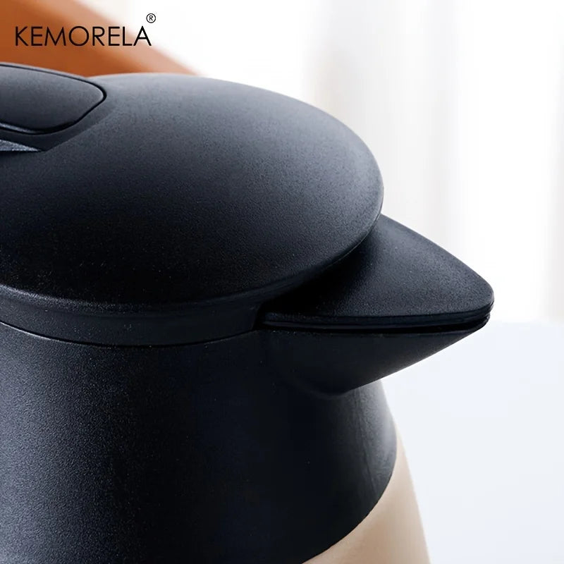 KEMORELA 2L Stainless Steel Vacuum Thermos Kettle Pot Vacuum Thermos Kettle Axl