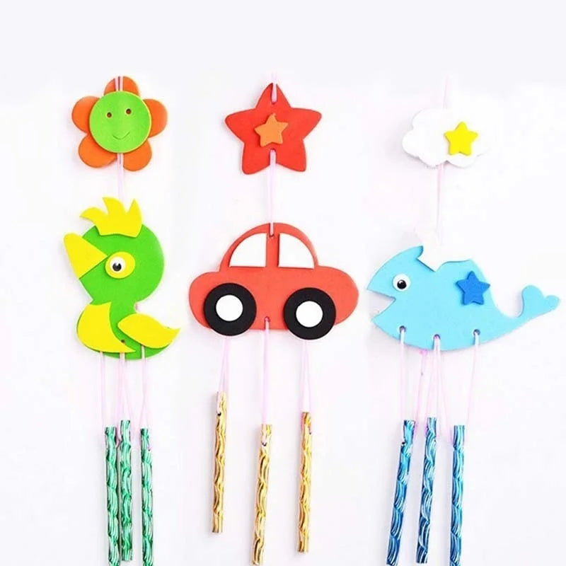 10-Piece Multicolor EVA Foam Paper Set – Kids DIY Craft Sheets EVA Foam Craft Sheets Axl