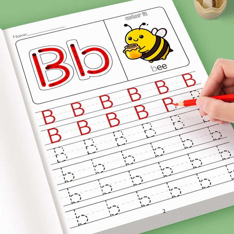Kids A-Z Alphabet Writing Workbook – Tracing Practice Ages 3+ Kids Writing Workbook Axl