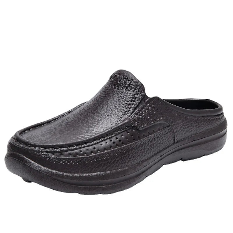 Men's Waterproof Anti-Slip Slip-On Work Shoes – EVA Sole Men's Work Shoes Axl